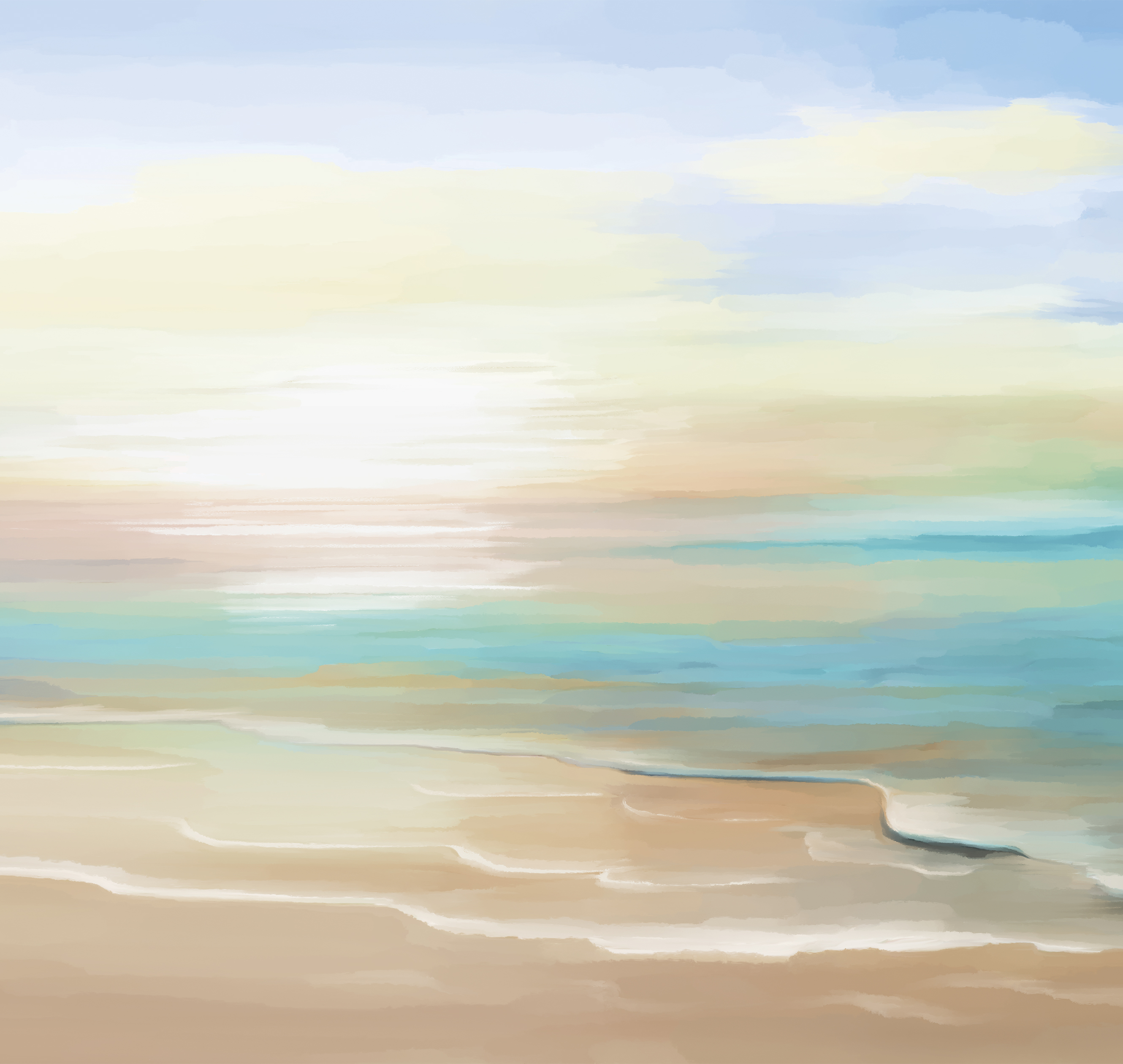 Панно Loymina Пейзаж 2 Лазурный берег ART16 005 3×4